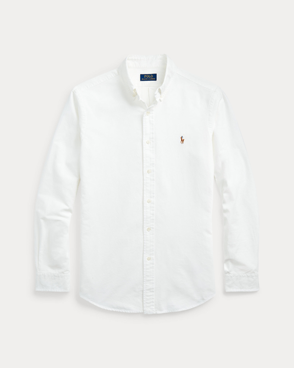 Load image into Gallery viewer, Ralph Lauren Mens Custom Fit Oxford Shirt - White
