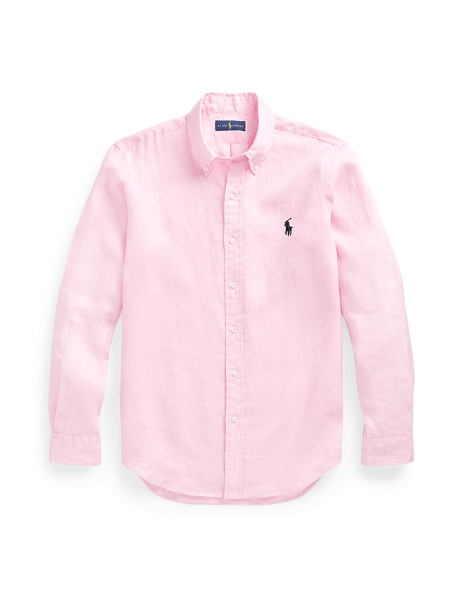 Load image into Gallery viewer, Ralph Lauren Mens Custom Fit Linen Shirt
