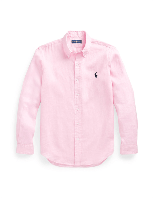 Ralph Lauren Mens Custom Fit Linen Shirt