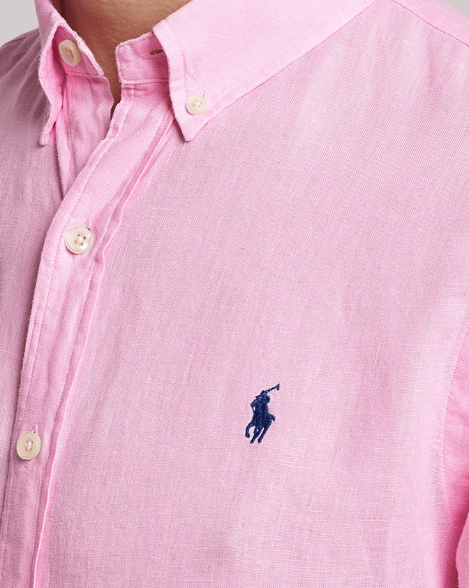 Load image into Gallery viewer, Ralph Lauren Mens Custom Fit Linen Shirt
