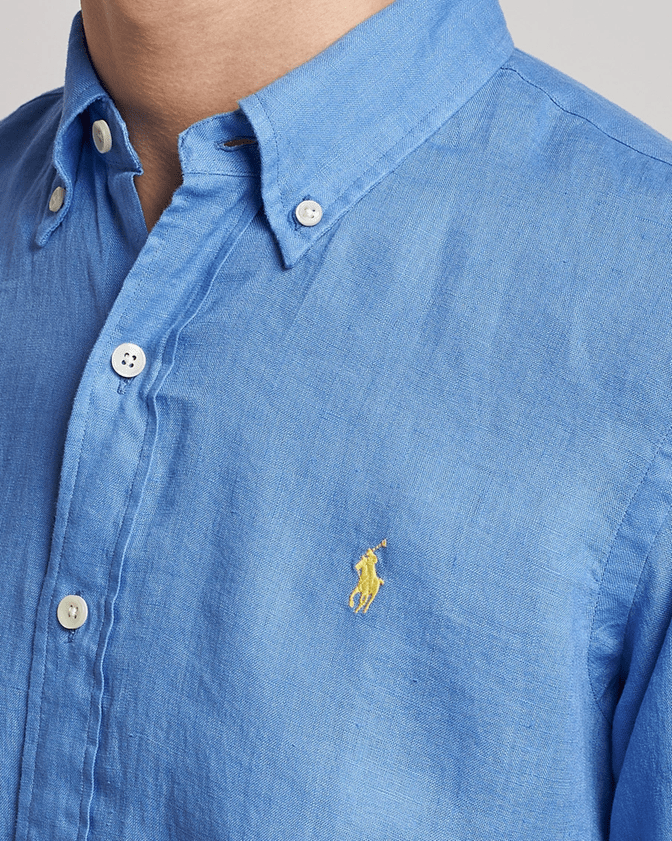 Load image into Gallery viewer, Ralph Lauren Mens Custom Fit Linen Shirt
