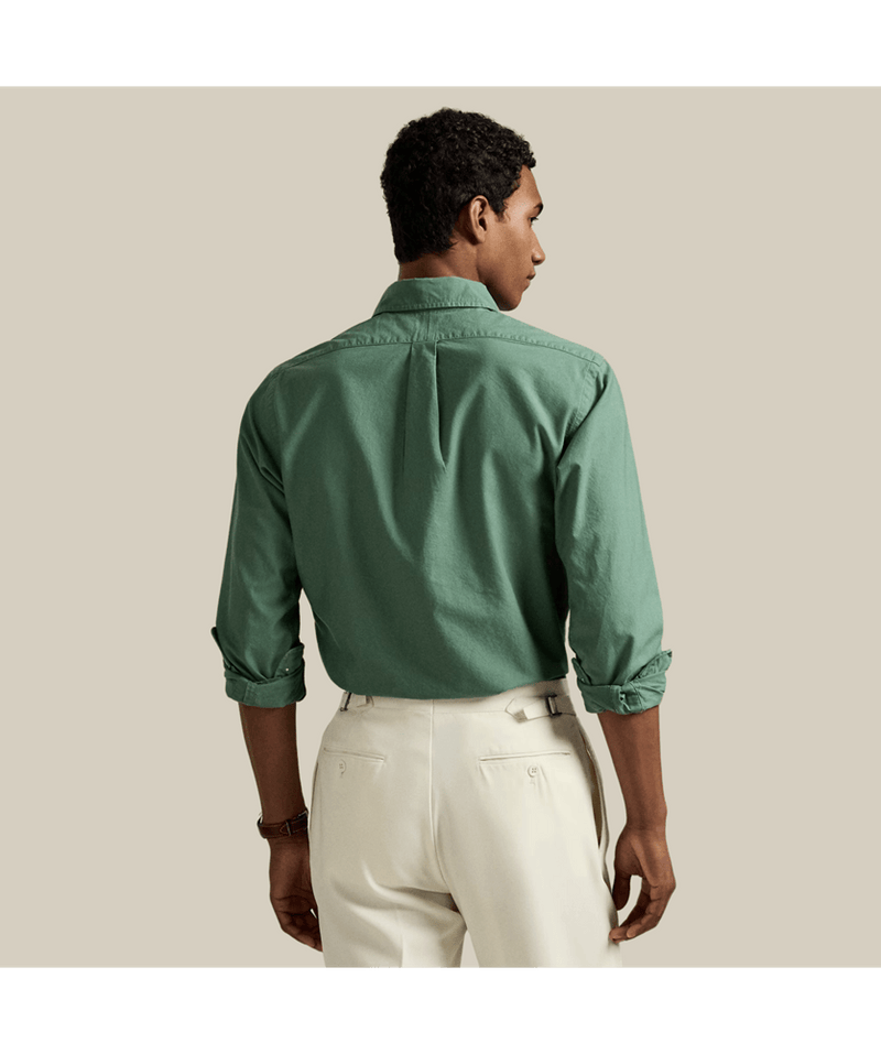 Load image into Gallery viewer, Ralph Lauren Mens Custom Fit Button Down Oxford Shirt | Fatigue
