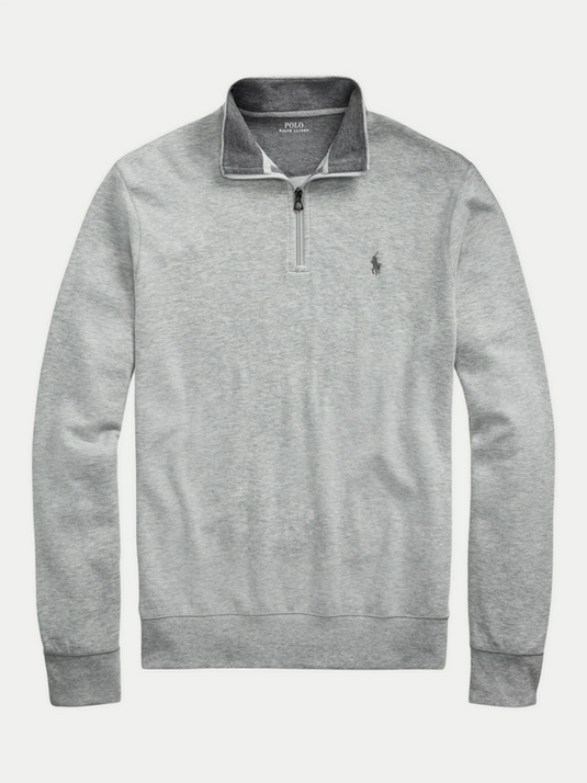 Polo Ralph Lauren Mens Luxury Jersey Quarter-Zip Pullover