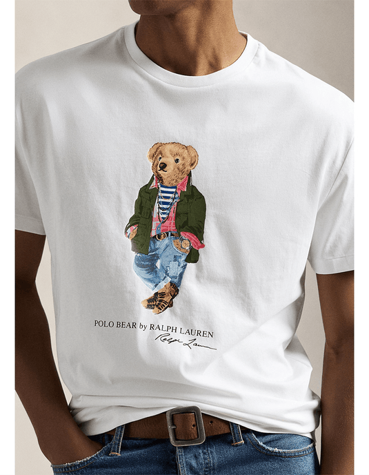 Ralph Lauren Mens Classic Fit Polo Bear Jersey T-Shirt