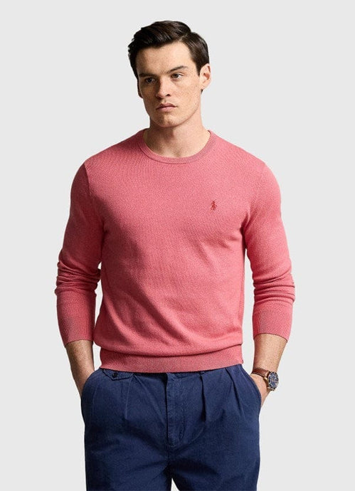 Ralph Lauren Mens Cotton-Cashmere Crewneck Sweater