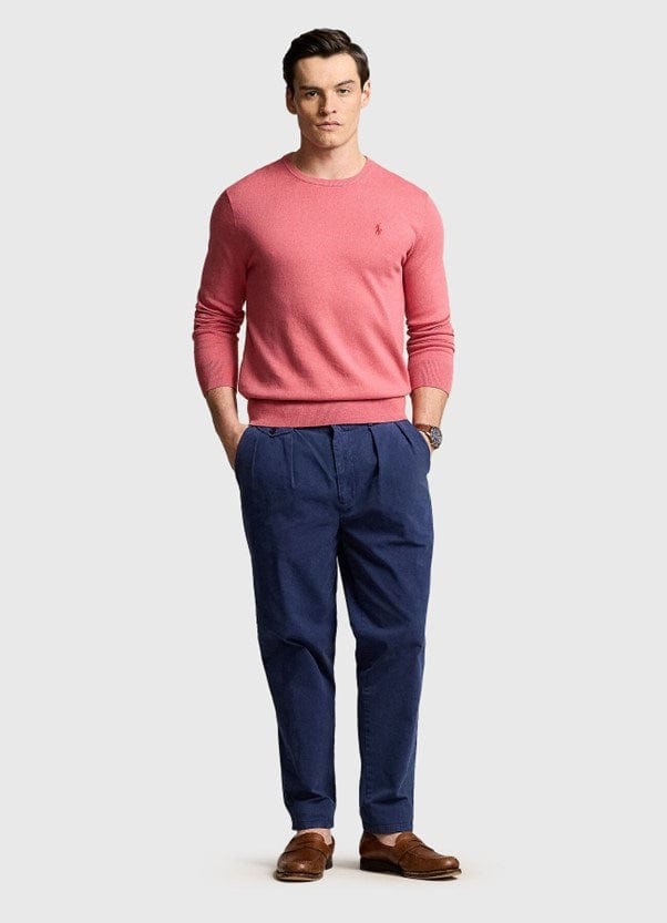 Load image into Gallery viewer, Ralph Lauren Mens Cotton-Cashmere Crewneck Sweater
