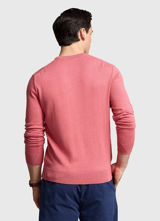 Ralph Lauren Mens Cotton-Cashmere Crewneck Sweater