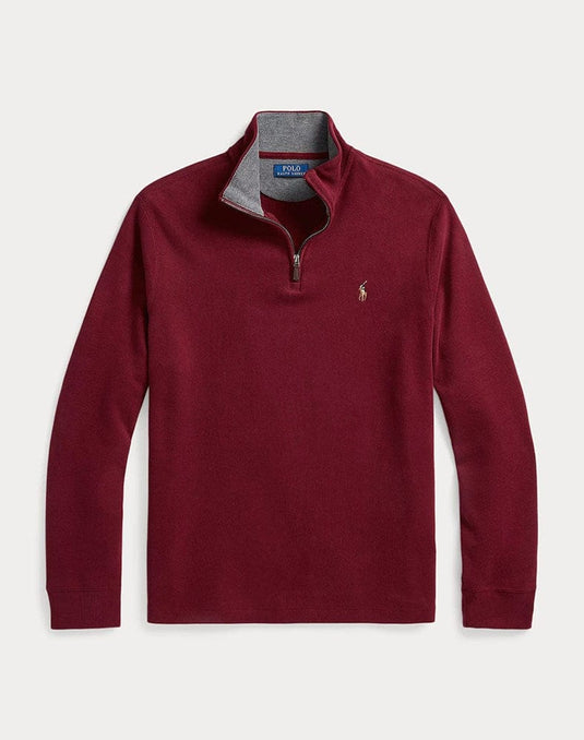 Ralph Lauren Mens Estate-Rib Quarter-Zip Pullover