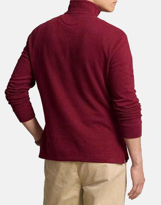 Ralph Lauren Mens Estate-Rib Quarter-Zip Pullover