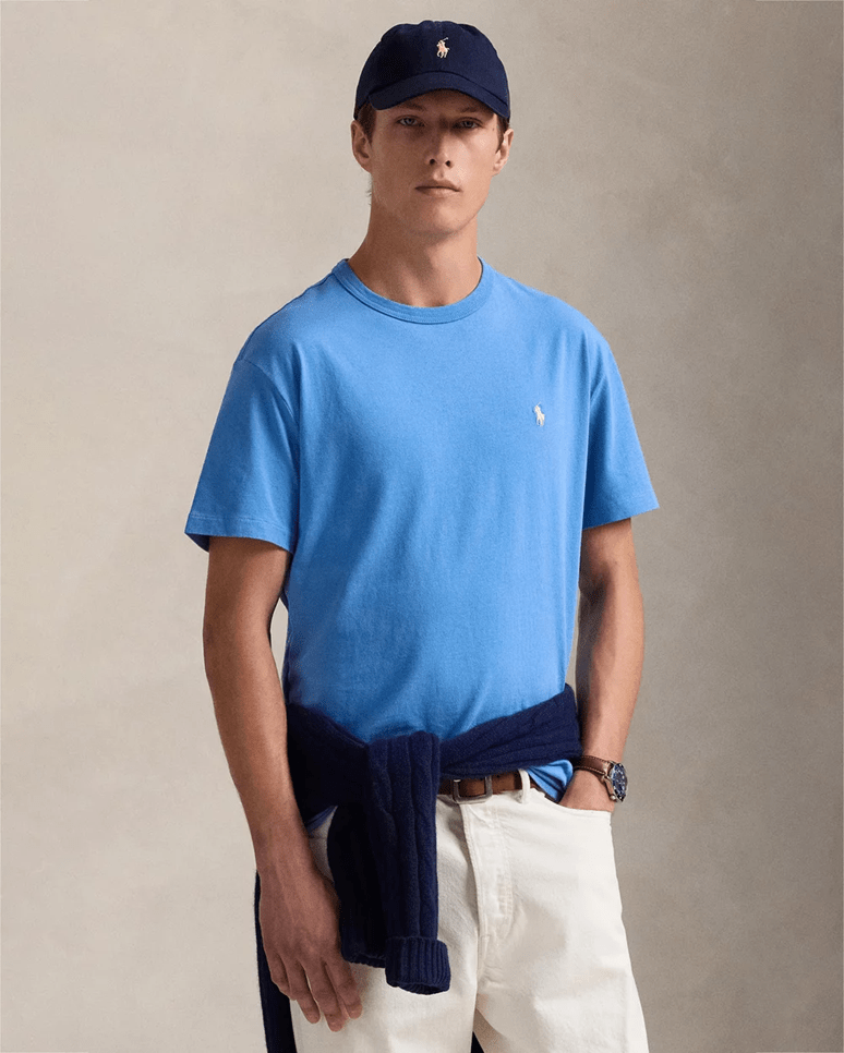 Load image into Gallery viewer, Ralph Lauren Mens Classic Fit Jersey Crewneck T-Shirt
