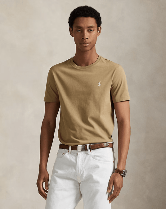 Ralph Lauren Mens Classic Fit Jersey Crewneck T-Shirt