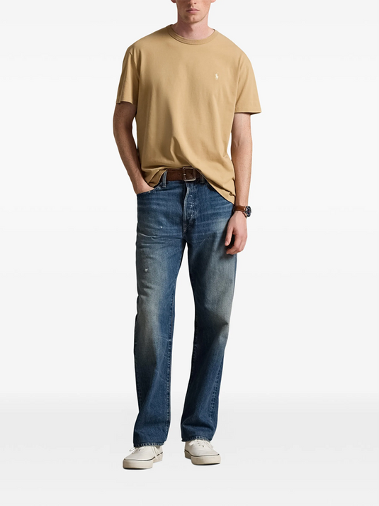 Polo Ralph Lauren Mens Classic Fit Mid-Weight Jersey Crewneck T-Shirt