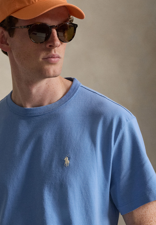 Load image into Gallery viewer, Polo Ralph Lauren Mens Classic Fit Mid-Weight Jersey Crewneck T-Shirt
