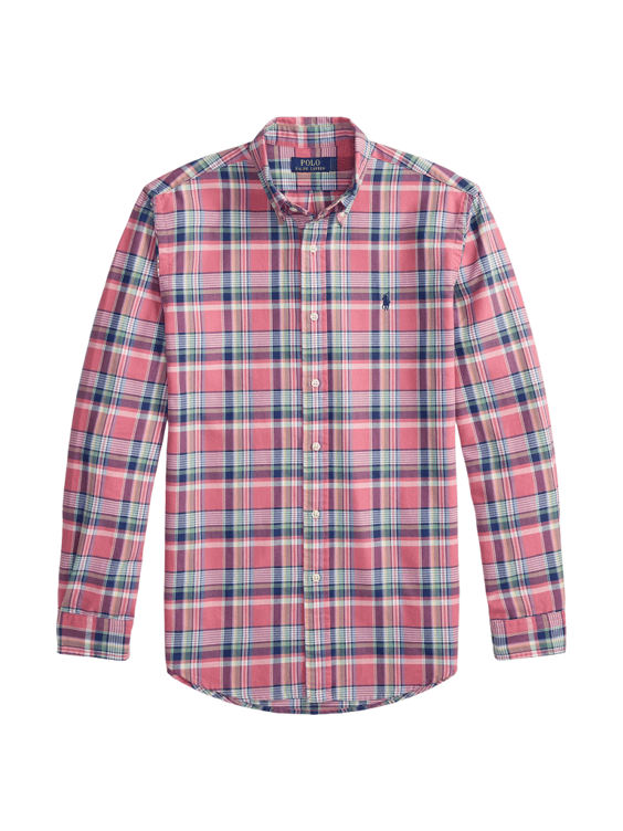 Load image into Gallery viewer, Ralph Lauren Mens Custom Fit Tattersall Check Oxford Shirt
