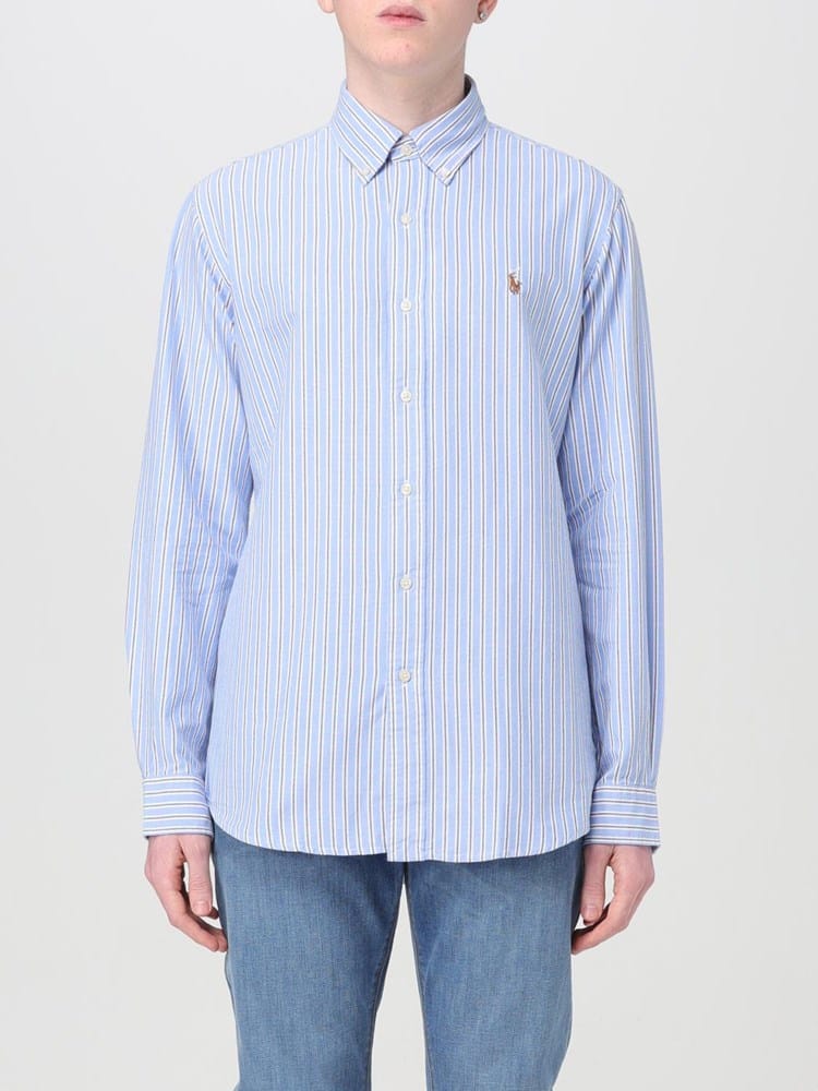 Load image into Gallery viewer, Ralph Lauren Mens Classic Fit Striped Oxford Shirt
