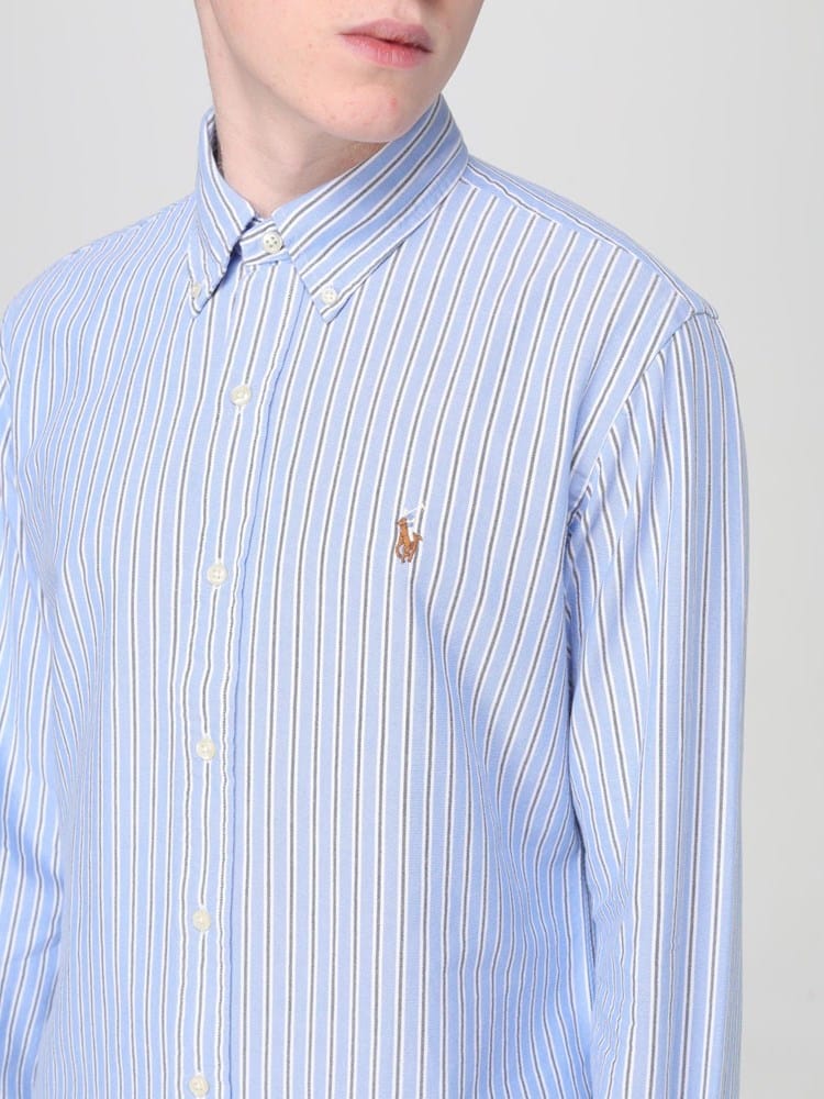 Load image into Gallery viewer, Ralph Lauren Mens Classic Fit Striped Oxford Shirt
