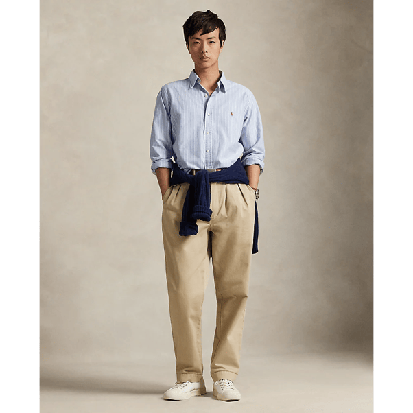 Load image into Gallery viewer, Ralph Lauren Mens Custom Fit Striped Oxford Shirt
