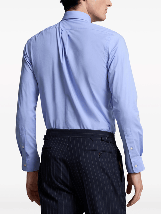 Ralph Lauren Mens Custom Fit Stretch Poplin Shirt