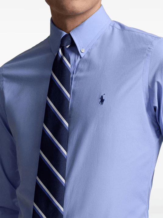 Ralph Lauren Mens Custom Fit Stretch Poplin Shirt