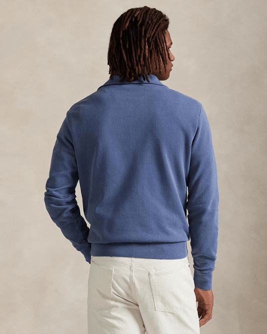 Ralph Lauren Mens Loopback Fleece Quarter-Zip Sweatshirt