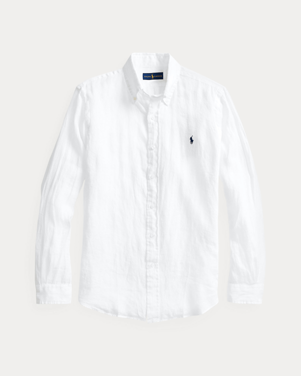 Load image into Gallery viewer, Ralph Lauren Mens Custom Fit Linen Shirt
