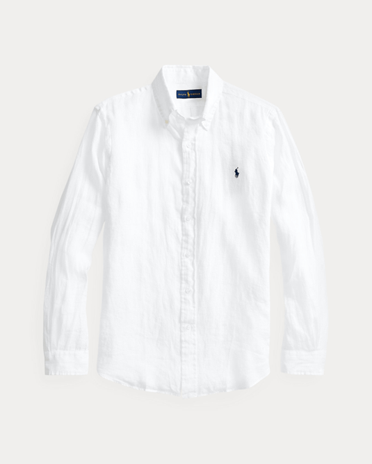 Ralph Lauren Mens Custom Fit Linen Shirt