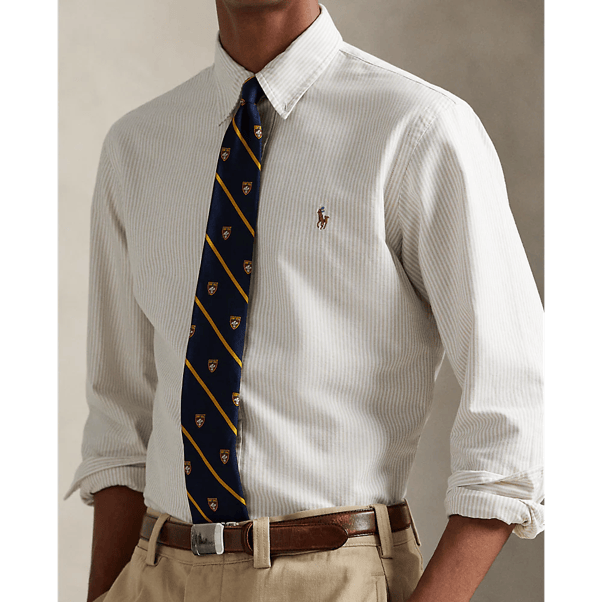 Load image into Gallery viewer, Ralph Lauren Mens Custom Fit Striped Oxford Shirt
