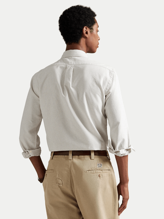 Load image into Gallery viewer, Ralph Lauren Mens Custom Fit Striped Oxford Shirt
