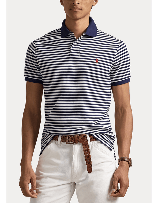 Ralph Lauren Mens Custom Slim Fit Striped Polo