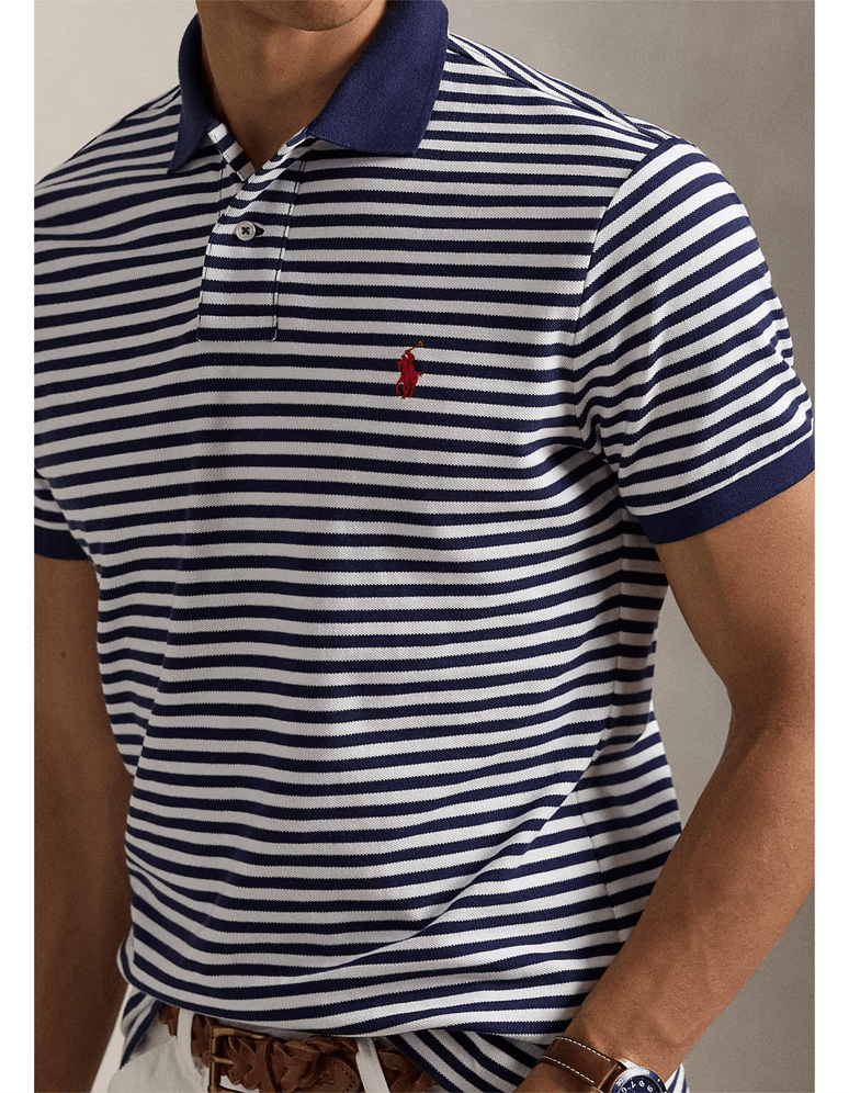 Load image into Gallery viewer, Ralph Lauren Mens Custom Slim Fit Striped Polo
