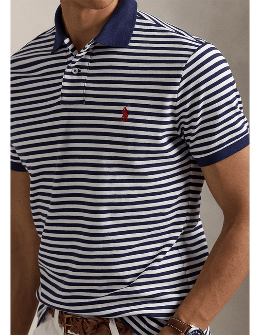 Ralph Lauren Mens Custom Slim Fit Striped Polo