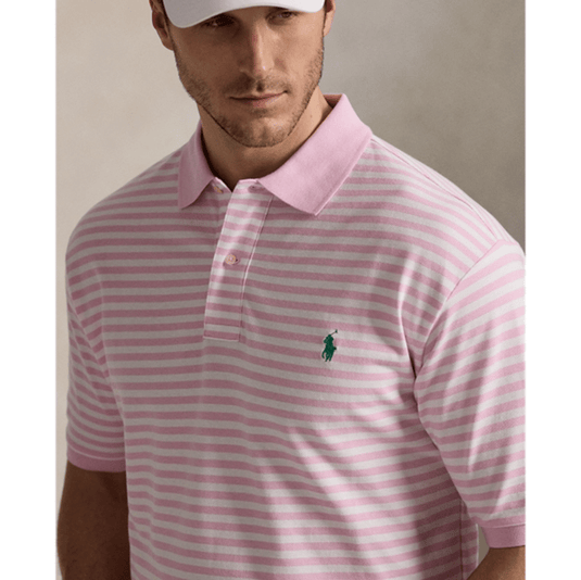 Ralph Lauren Mens Custom Slim Fit Striped Polo