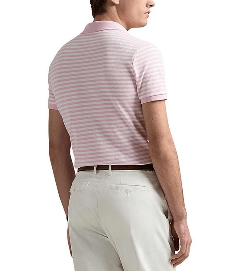 Load image into Gallery viewer, Ralph Lauren Mens Custom Slim Fit Striped Polo
