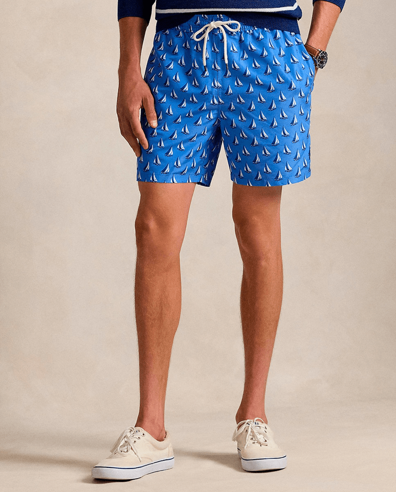 Load image into Gallery viewer, Ralph Lauren Mens Sailing Print Traveller Shorts
