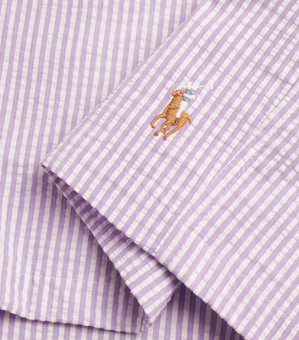 Load image into Gallery viewer, Ralph Lauren Mens Seersucker Classic Swim Trunk
