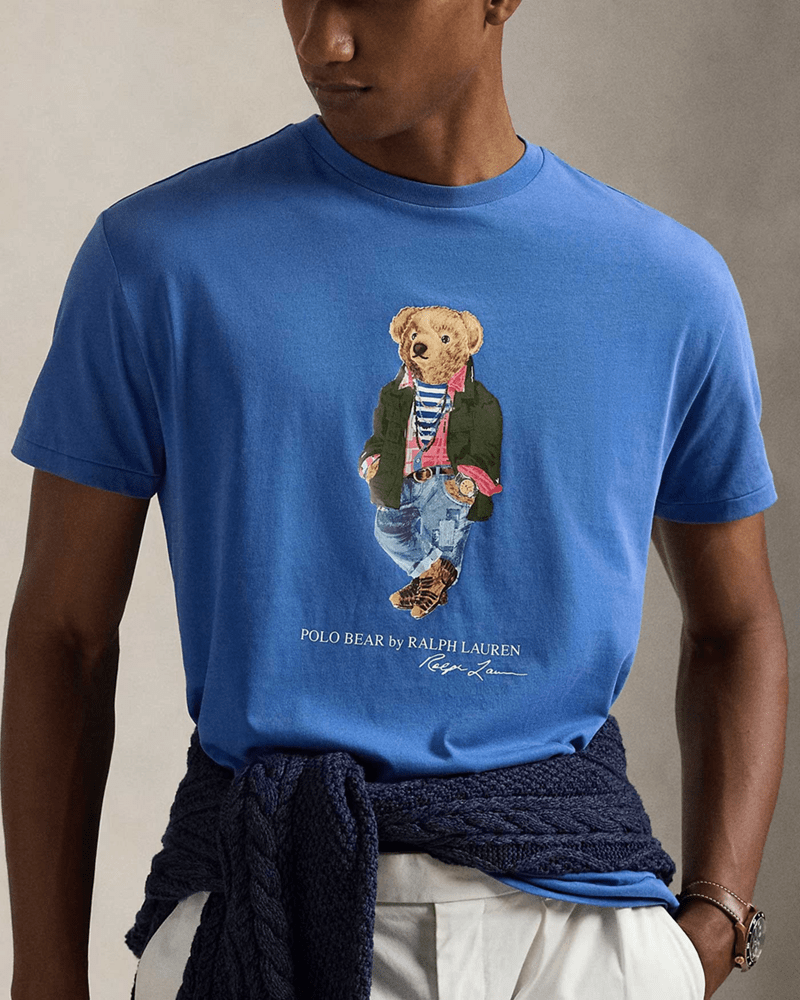 Load image into Gallery viewer, Ralph Lauren Mens Classic Fit Polo Bear Jersey T-Shirt
