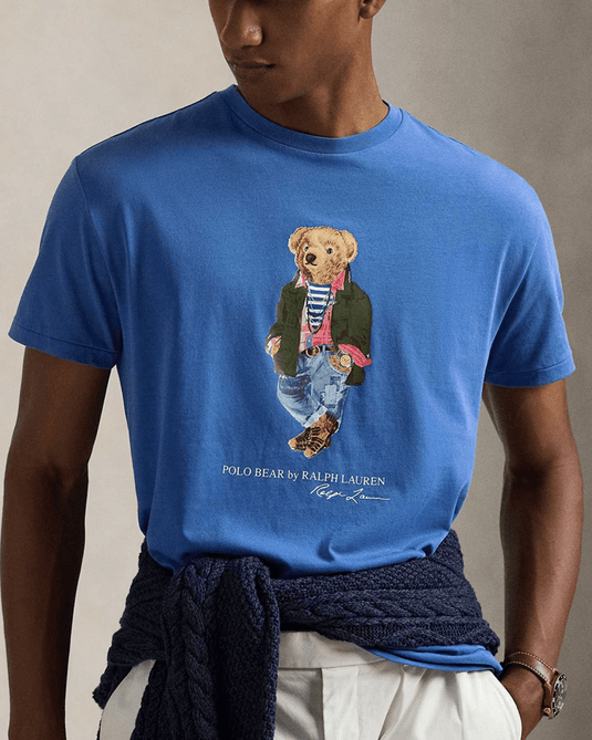 Ralph Lauren Mens Classic Fit Polo Bear Jersey T-Shirt