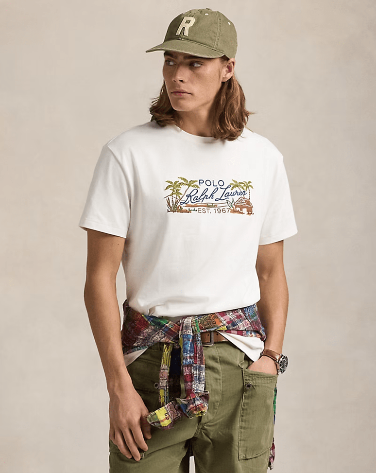 Load image into Gallery viewer, Ralph Lauren Mens Classic Fit Embroidered Jersey T-Shirt
