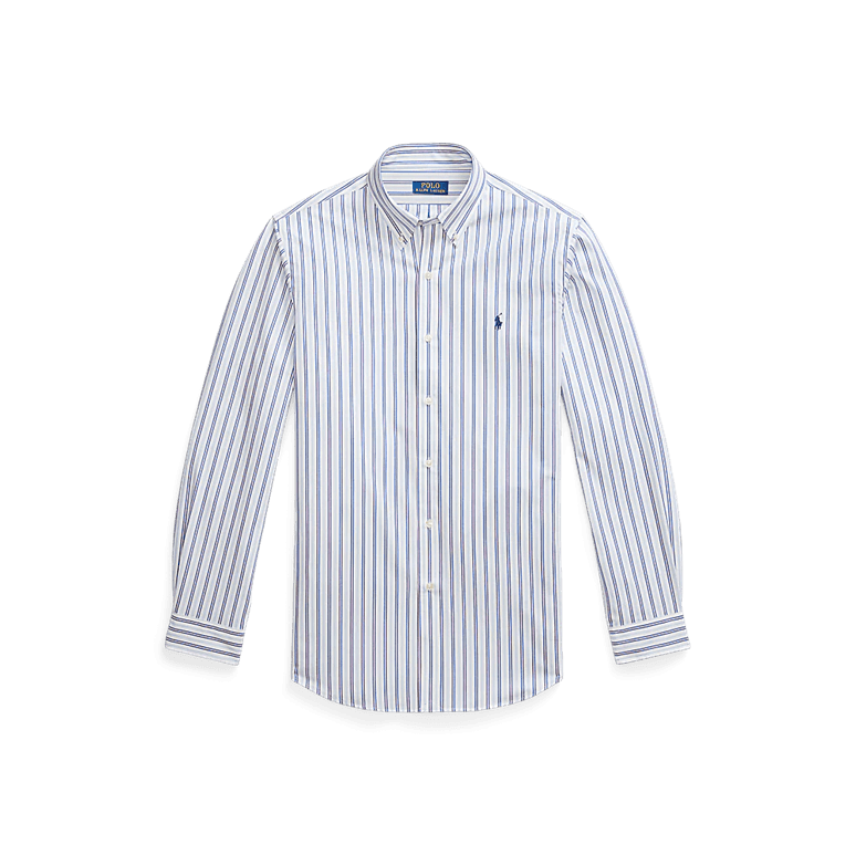 Load image into Gallery viewer, Ralph Lauren Mens Stretch Custom Fit Stripe Shirt
