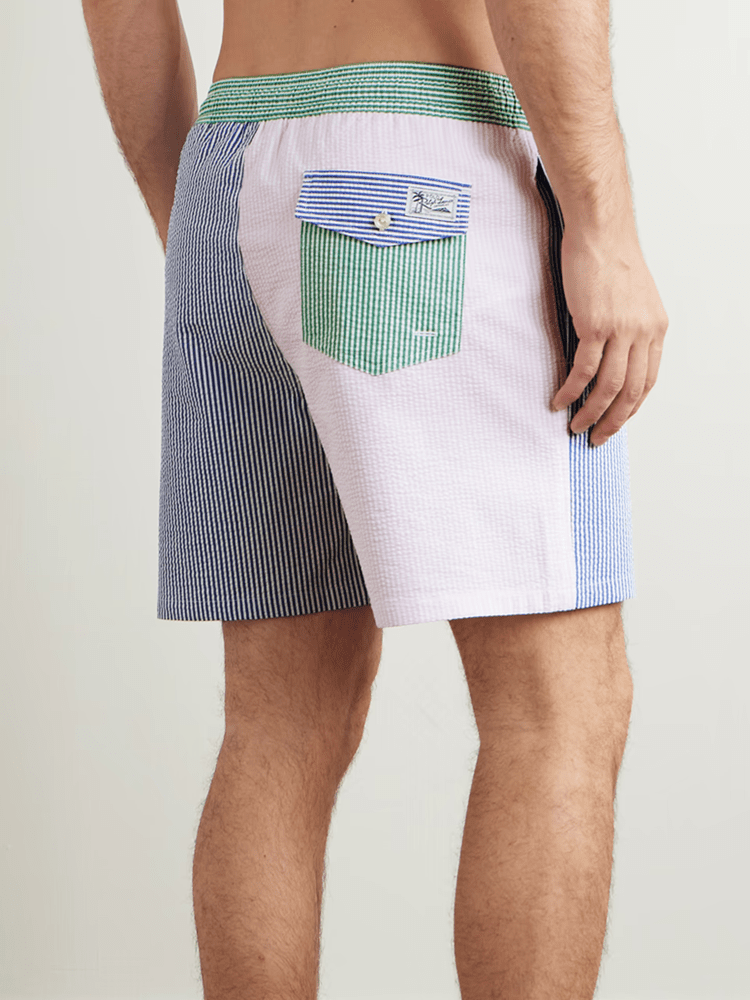 Load image into Gallery viewer, Ralph Lauren Mens Multi Coloured Seersucker Traveller Shorts
