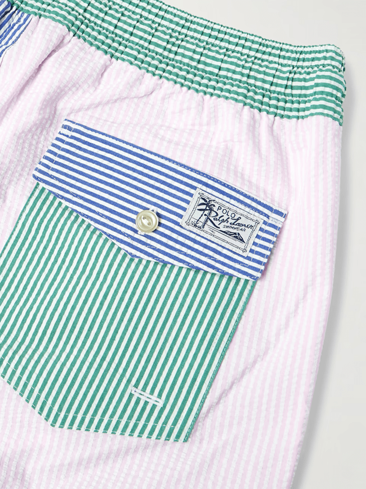 Load image into Gallery viewer, Ralph Lauren Mens Multi Coloured Seersucker Traveller Shorts
