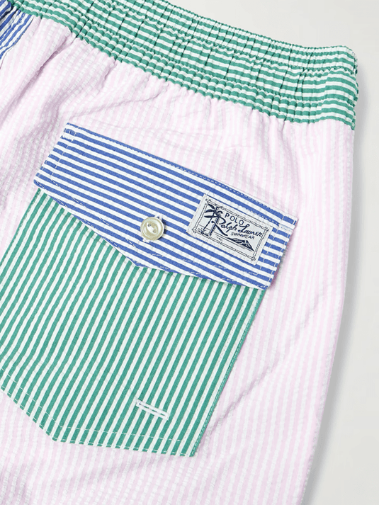 Ralph Lauren Mens Multi Coloured Seersucker Traveller Shorts