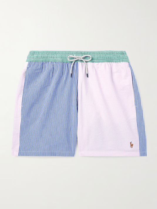 Ralph Lauren Mens Multi Coloured Seersucker Traveller Shorts