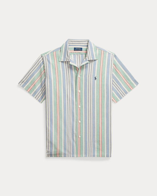 Ralph Lauren Mens Classic Fit Striped Vacation Shirt