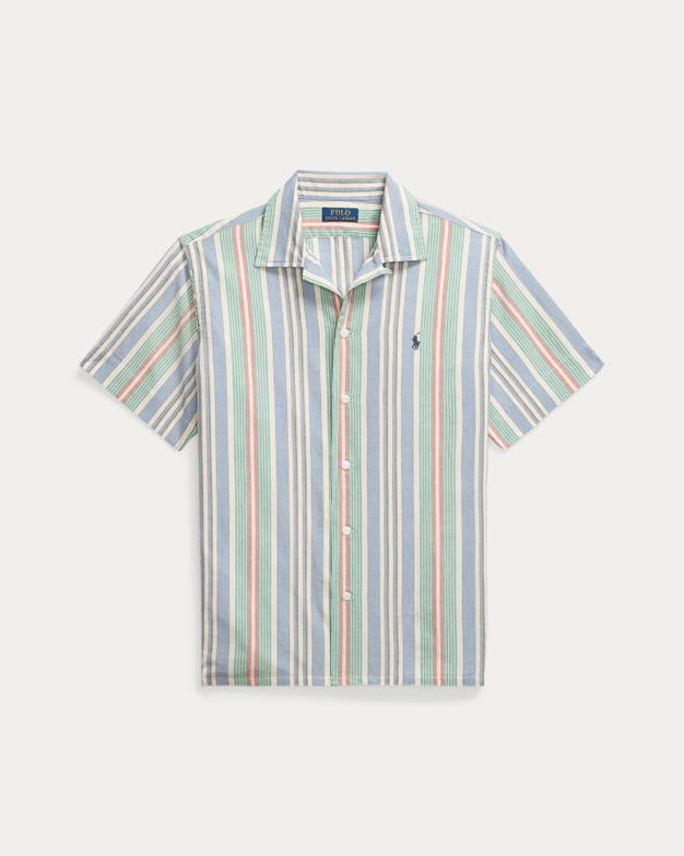 Load image into Gallery viewer, Ralph Lauren Mens Classic Fit Striped Vacation Shirt
