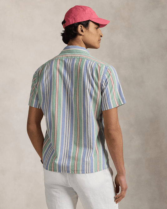 Ralph Lauren Mens Classic Fit Striped Vacation Shirt