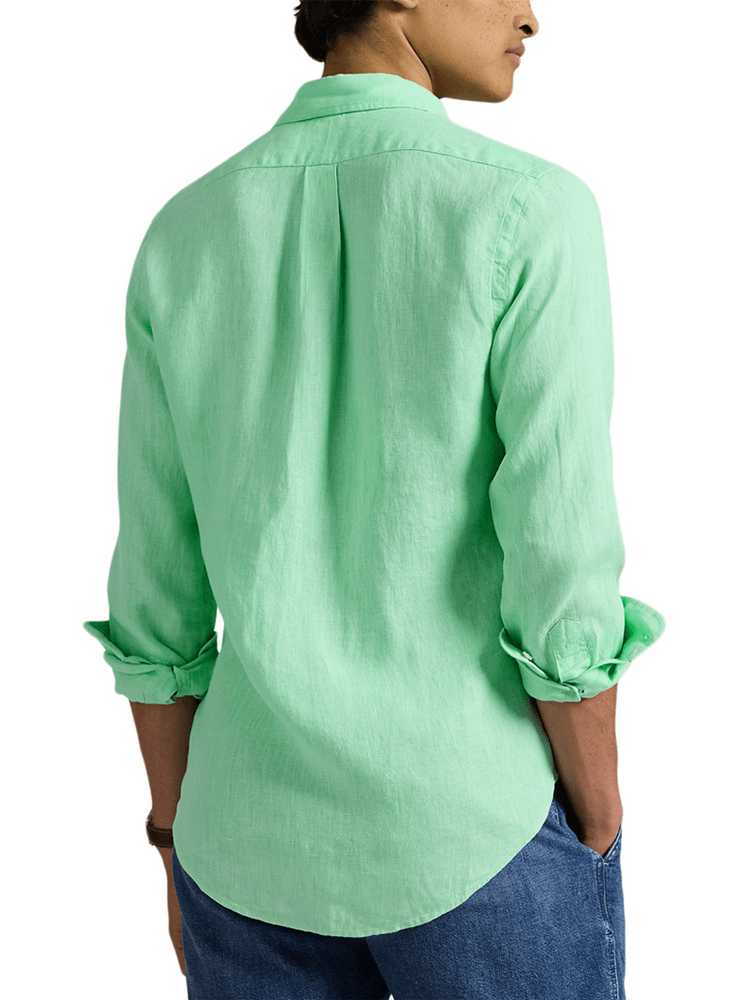 Load image into Gallery viewer, Ralph Lauren Mens Custom Fit Linen Shirt
