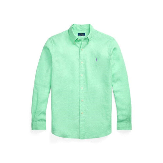 Ralph Lauren Mens Custom Fit Linen Shirt