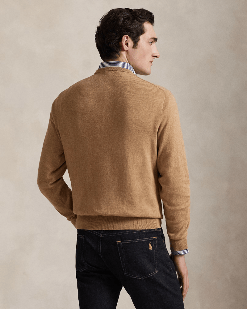 Load image into Gallery viewer, Ralph Lauren Mens Cotton-Cashmere Crewneck Sweater
