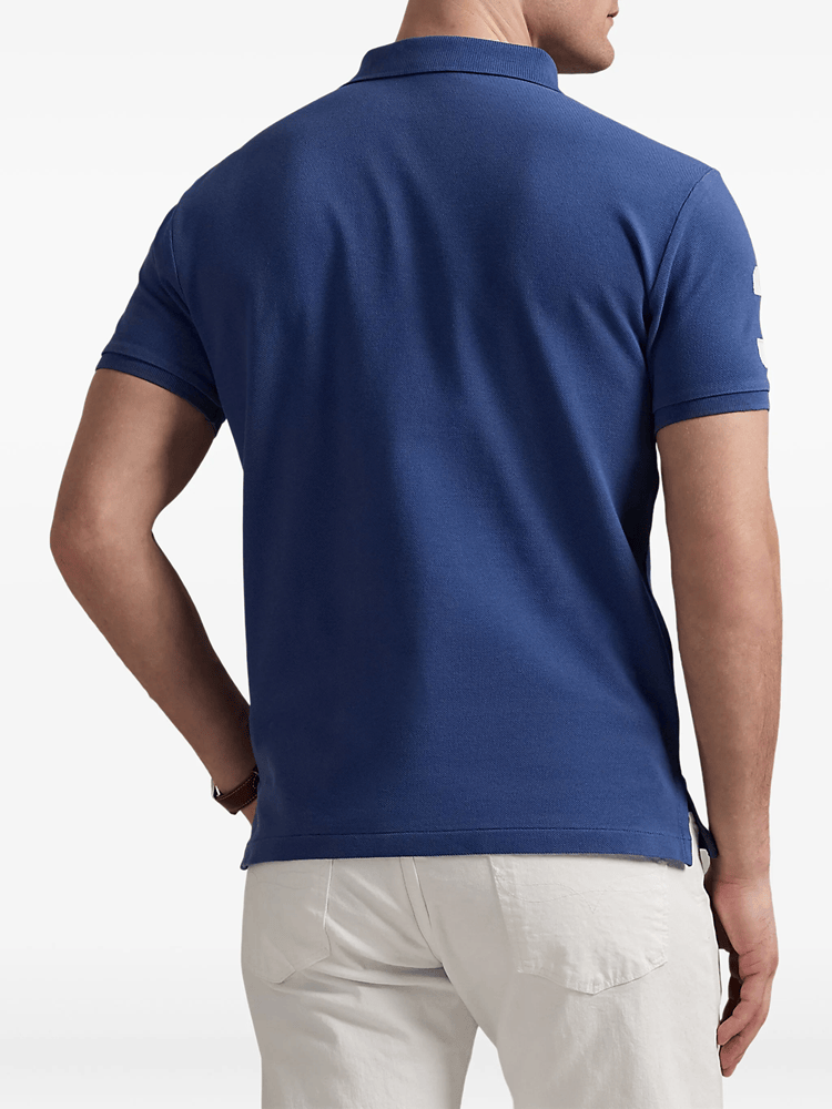Load image into Gallery viewer, Ralph Lauren Mens Custom Slim Fit Big Pony Mesh Polo Shirt
